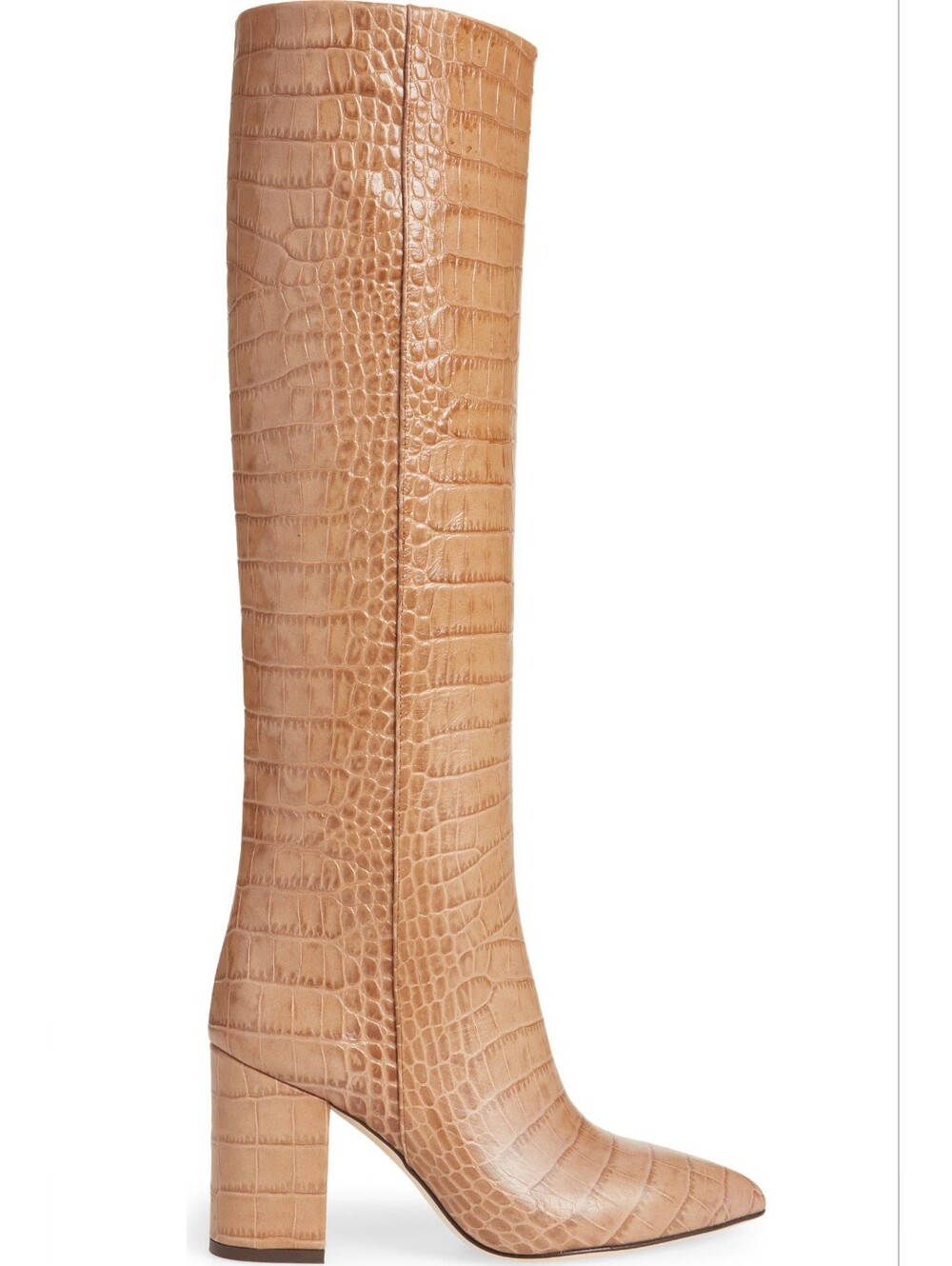 PARIS TEXAS Moc Croco 80mm Knee Boots 39.5